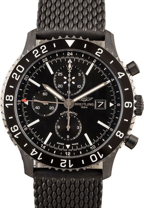 breitling black chronoliner|breitling chronoliner vintage.